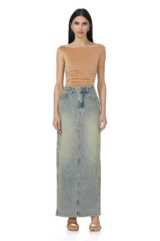 Amiri Maxi Skirt - Mellow Tint Wash