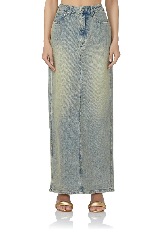 Amiri Maxi Skirt - Mellow Tint Wash