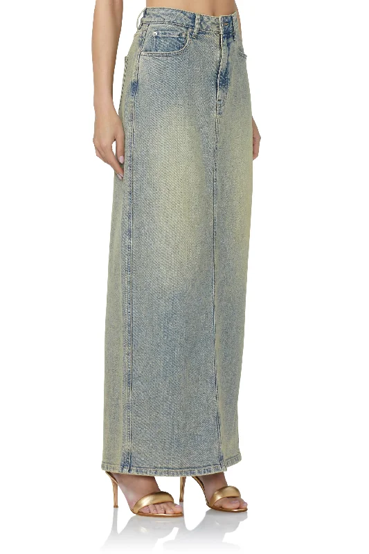 Amiri Maxi Skirt - Mellow Tint Wash