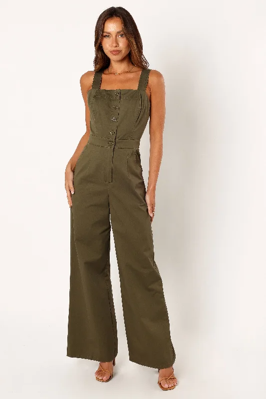 Gwen Jumpsuit - Olive