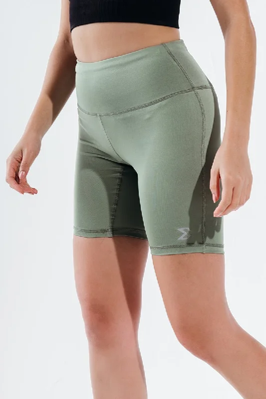 Hedge Green Essential Biker Short