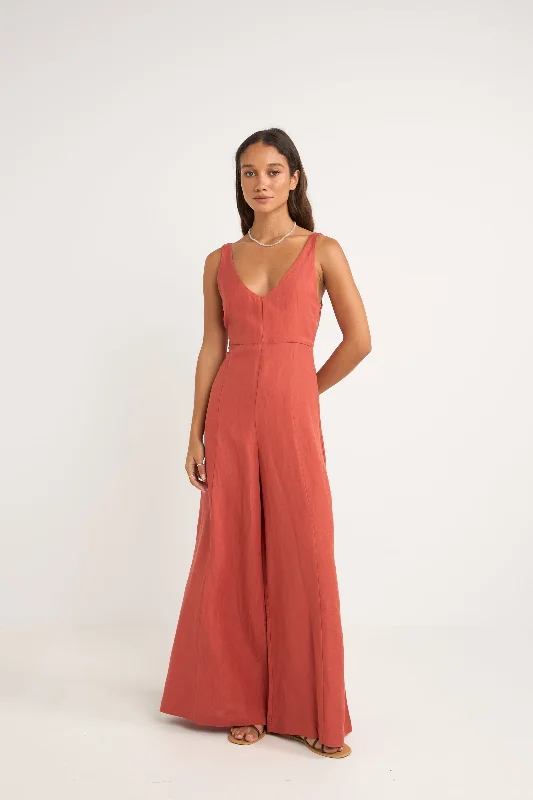 Kiki Wide Leg Jumpsuit Nectar