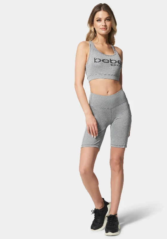 Laser Cut Logo Biker Short