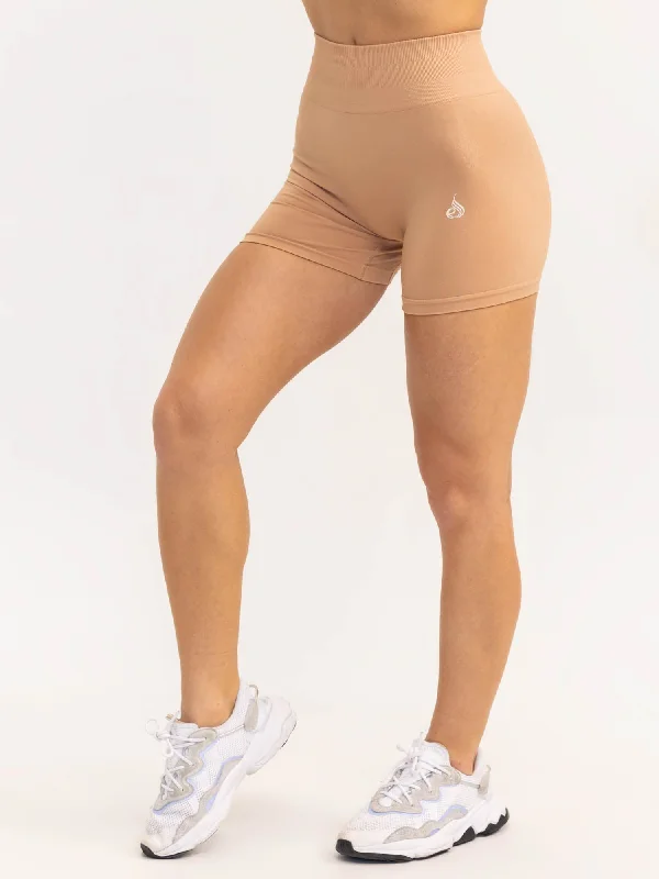 Lift 2.0 BBL Seamless Shorts - Tan