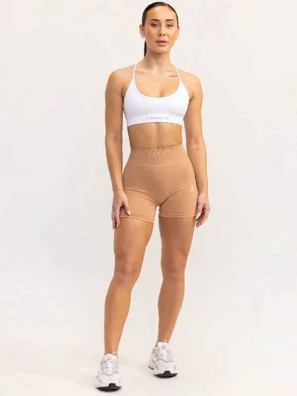 Lift 2.0 BBL Seamless Shorts - Tan