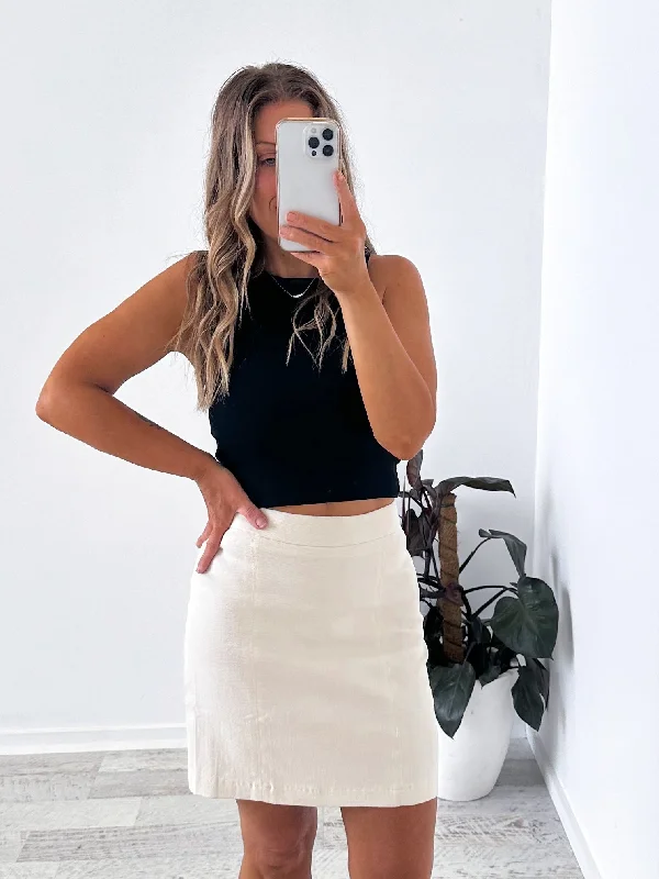 Lucy Skirt - Cream