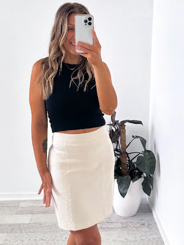 Lucy Skirt - Cream