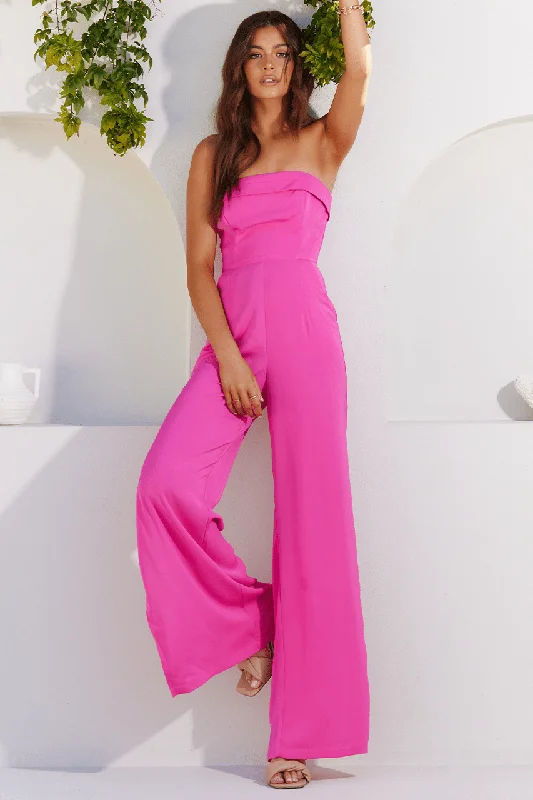 Nami Jumpsuit - Fuchsia