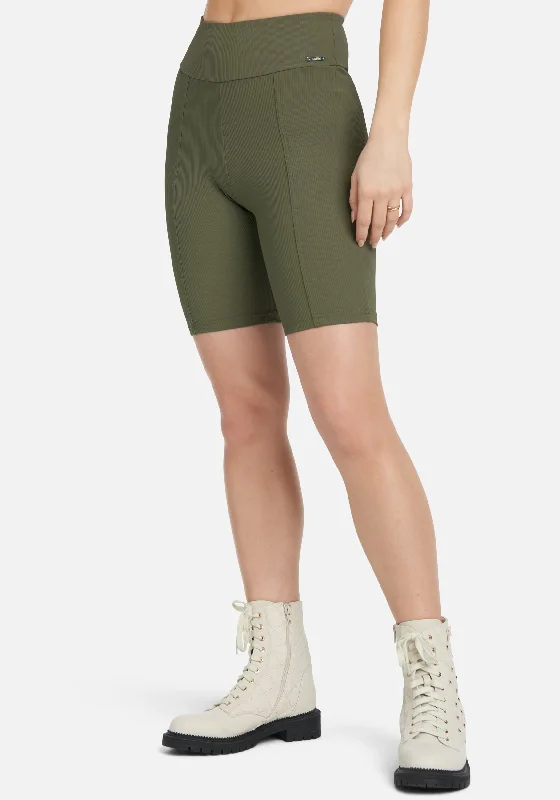 Ottoman Rib Biker Short