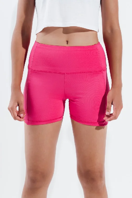 Pink Glo Basic Hot Shorts