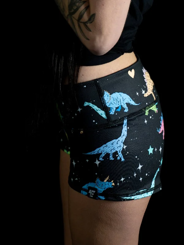 Pre-Historic Trip Yoga Shorts