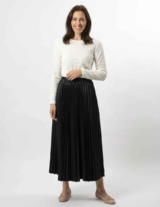 Stella + Gemma Casete Skirt Black