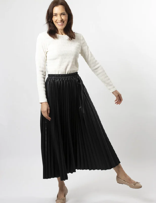 Stella + Gemma Casete Skirt Black