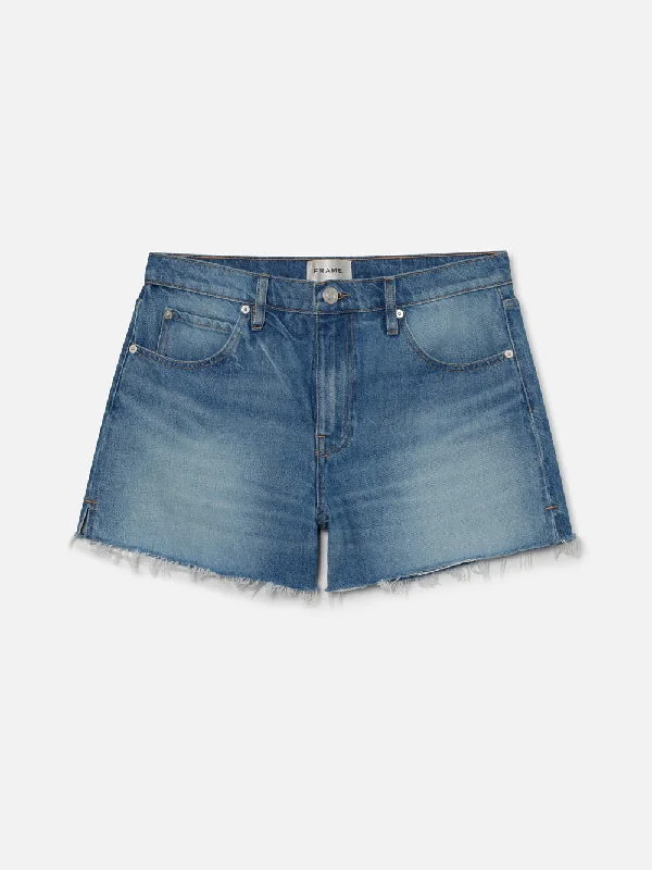 The Vintage Relaxed Short Raw Fray -- Libra