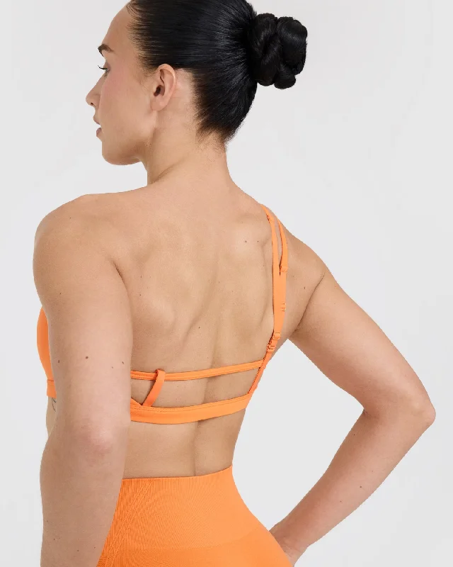 Timeless Strappy Bralette | Apricot Orange