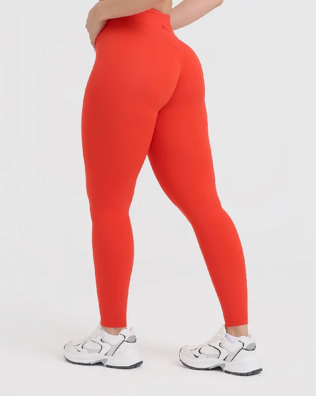 Unified Wrap Leggings | Charged Orange