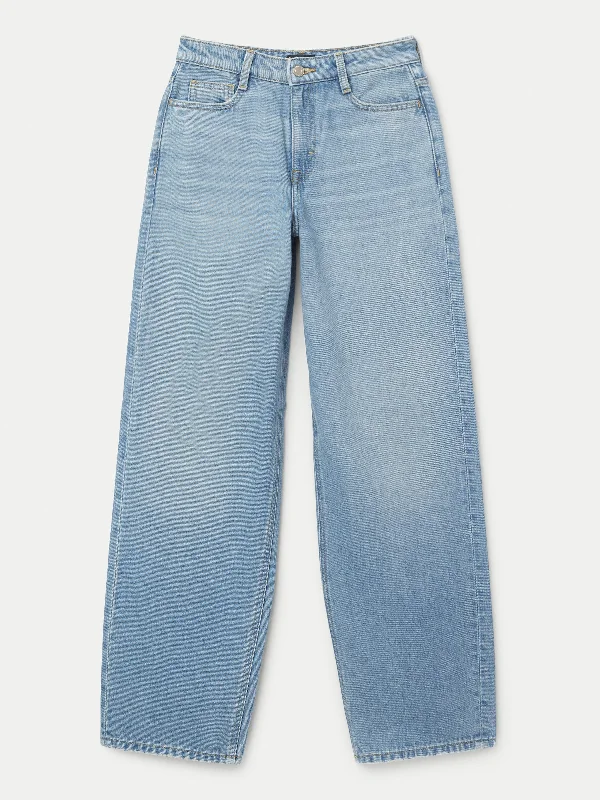 The Ellie Ultra Wide Leg Jean in Light Wash