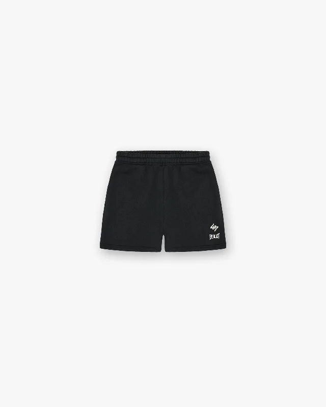 247 X Everlast Training Camp Jersey Shorts - Off Black