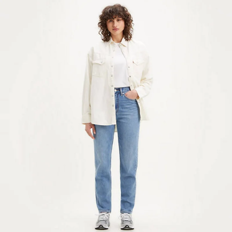 '80s  Mom Jeans (Medium Indigo Worn)