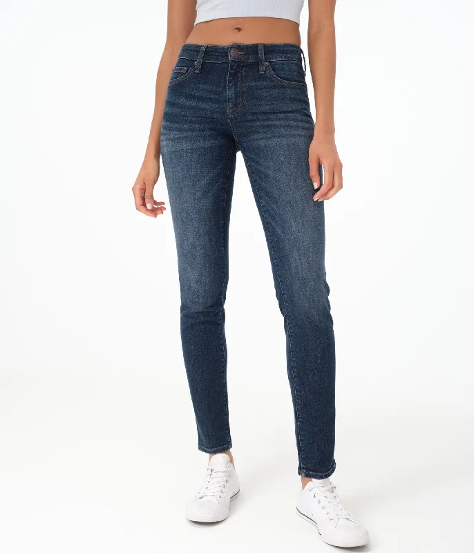 Aeropostale Women's Premium Seriously Stretchy Mid-Rise Skinny Jean***