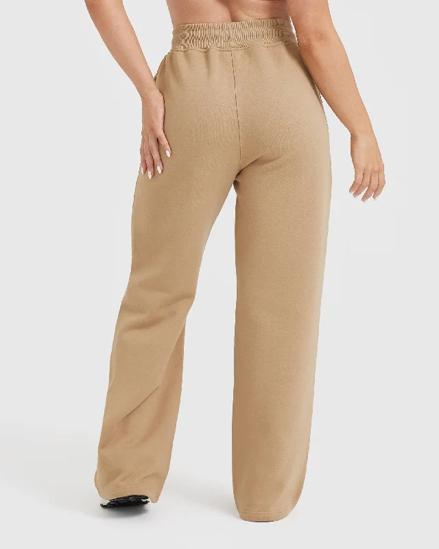 All Day Straight Leg Jogger | Dune Brown