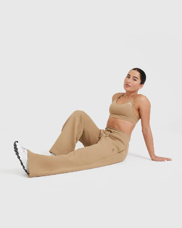 All Day Straight Leg Jogger | Dune Brown