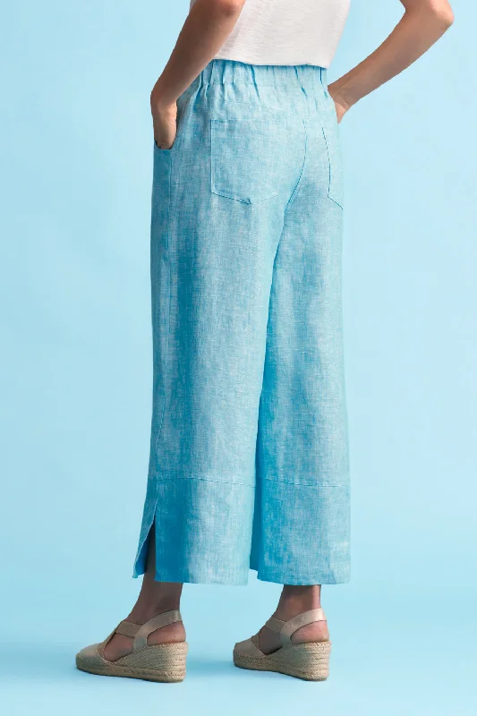 Side Split Linen Pant