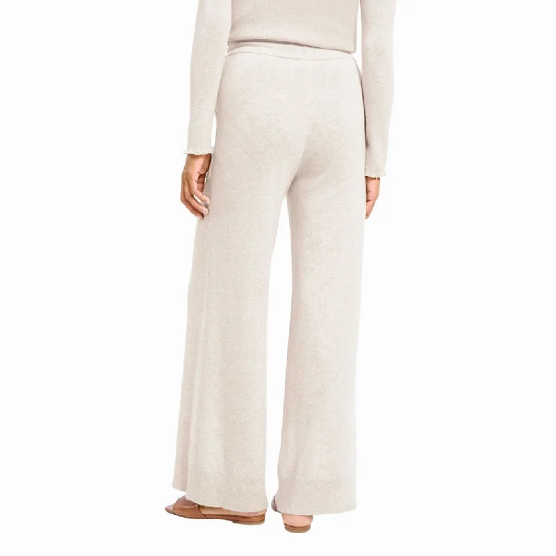 Aksel Wide Leg Pant (Oat Heather)