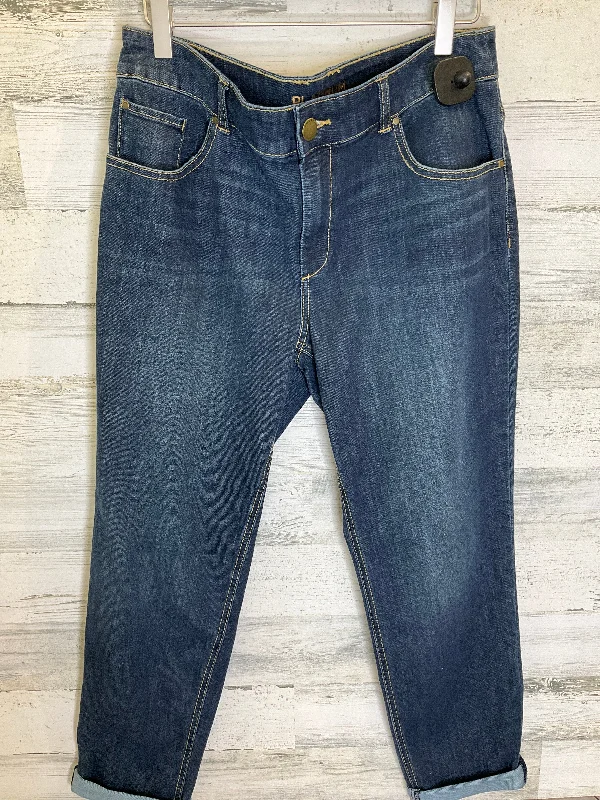 Blue Denim Jeans Boyfriend Chicos, Size 8