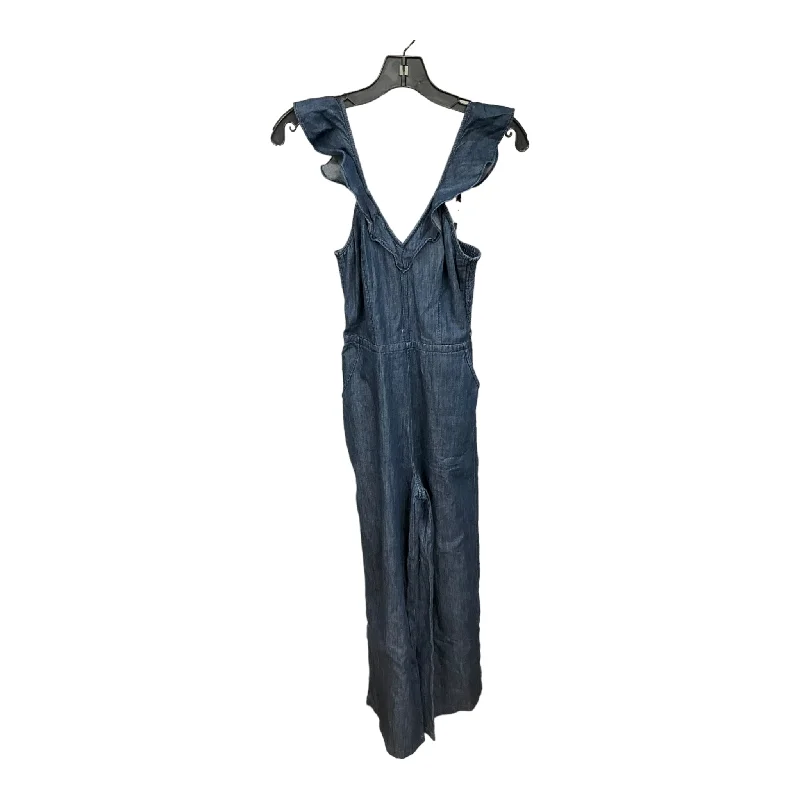 Blue Denim Jumpsuit Express, Size Xs