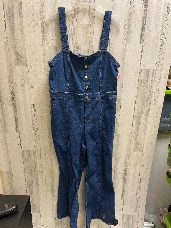 Blue Jumpsuit Ava & Viv, Size 1x