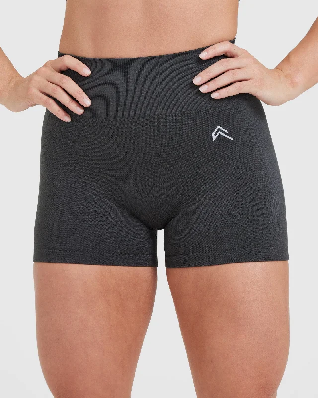 Classic Seamless 2.0 Booty Shorts | Coal Marl