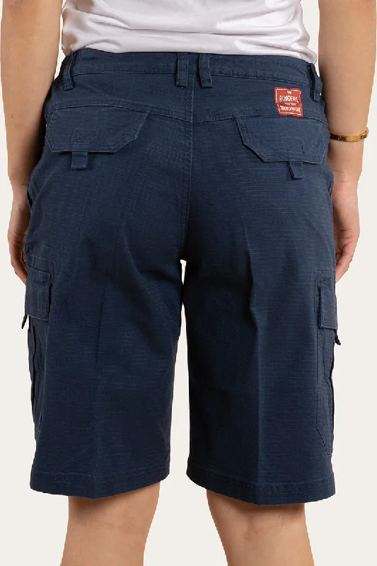 Clearwater Womens Ripstop Work Short - Dark Navy