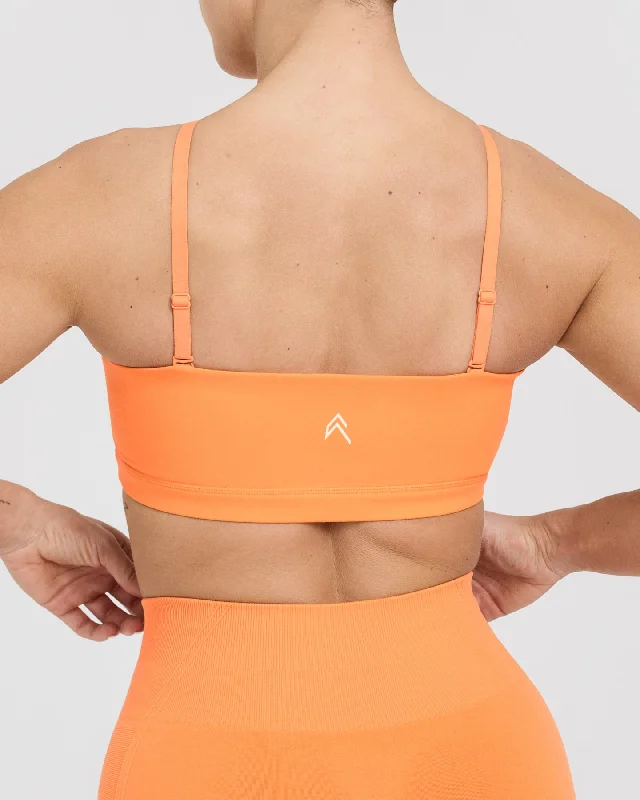 Everyday Bandeau Bralette | Apricot Orange