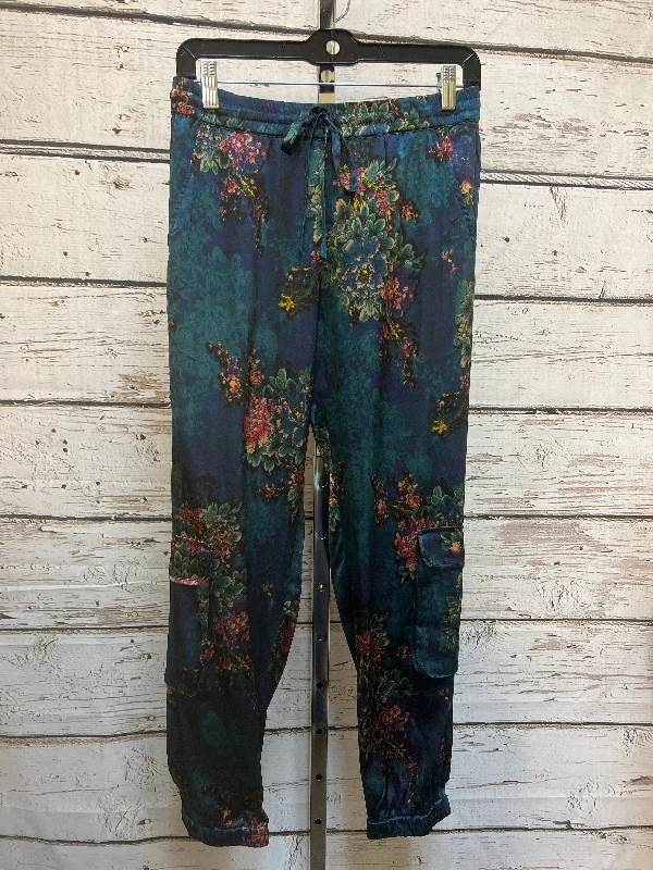 Floral Print Pants Designer Johnny Was, Size S