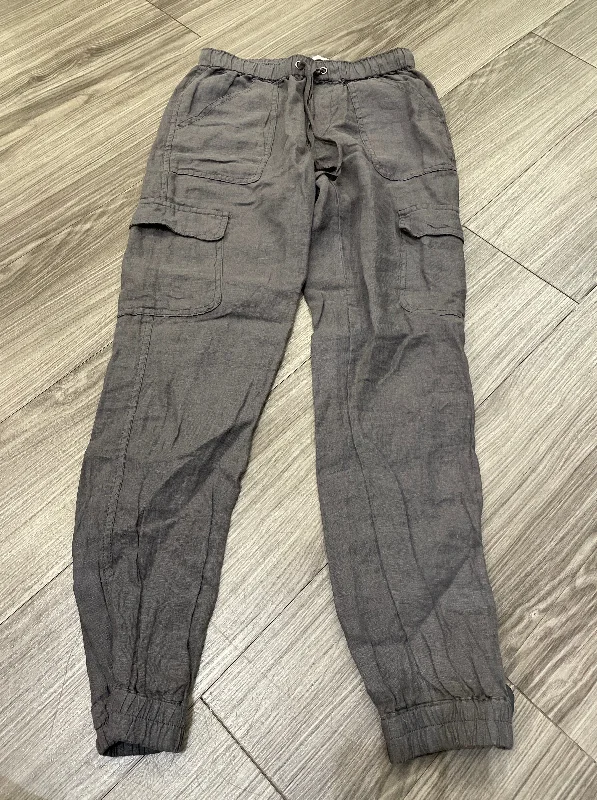 Grey Pants Cargo & Utility Nicole Miller, Size Xs