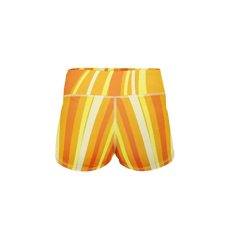 Groovy Sun Yoga Shorts