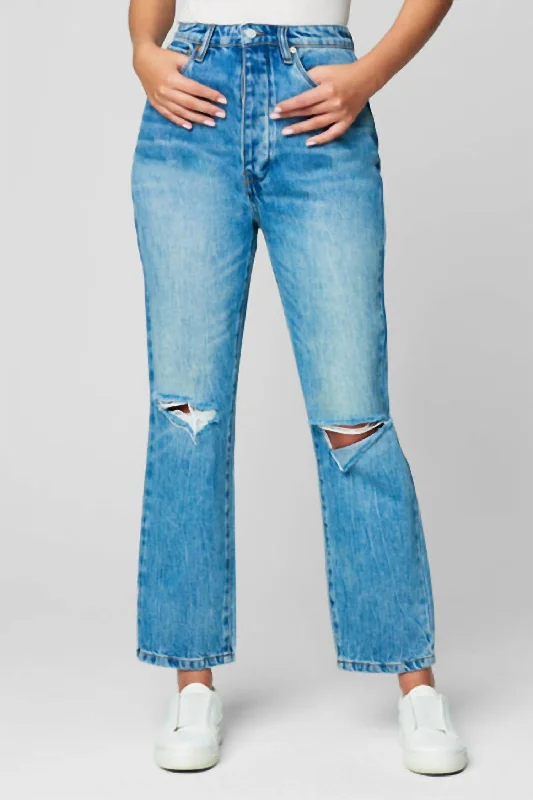 Howard Mid Rise Loose Jeans In Wildflower