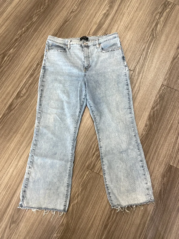 Jeans Straight By Banana Republic In Blue, Size: 14