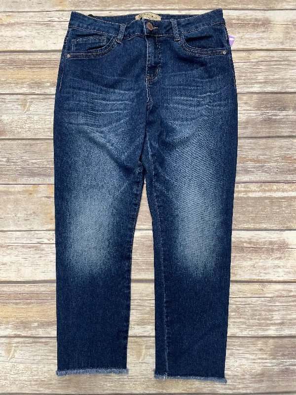 Jeans Straight By Democracy In Blue Denim, Size: 10petite