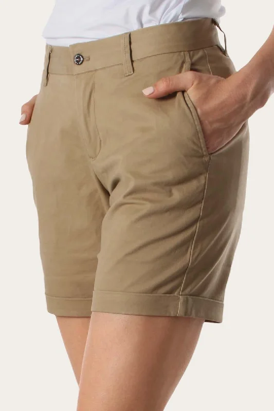 Julia Womens Chino Short Clay