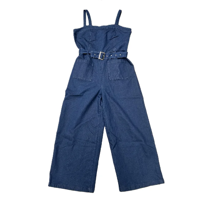 Jumpsuit By Derek Heart In Blue Denim, Size: L