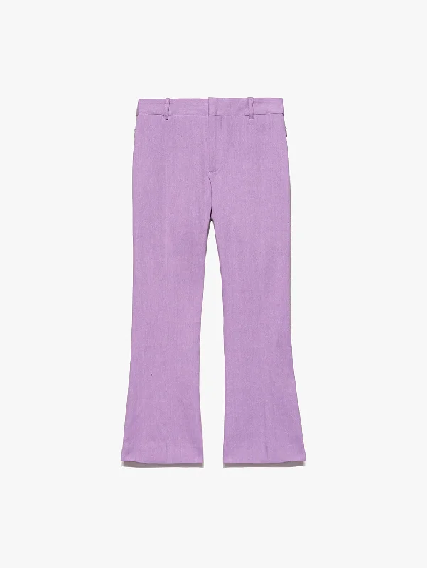 Le Crop Boot Trouser - Lilac