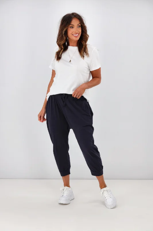 Little White Lie 3/4 Flow Pant Navy