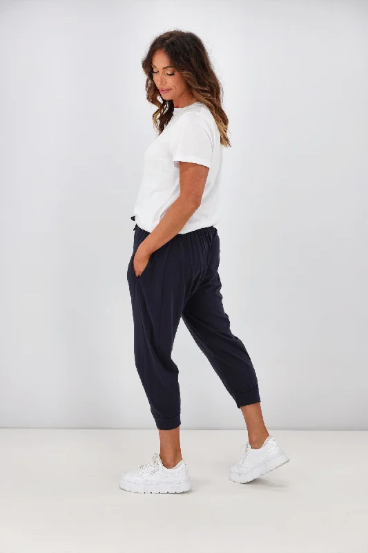 Little White Lie 3/4 Flow Pant Navy