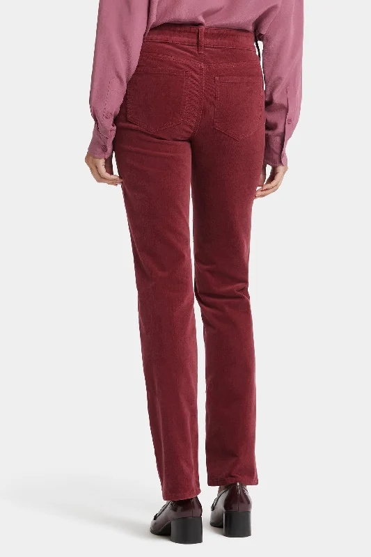 Marilyn Straight Pants - Cranberry Pie