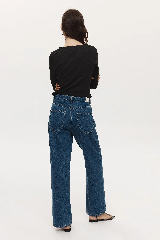 Marle Wide Leg Jean - Heritage Blue