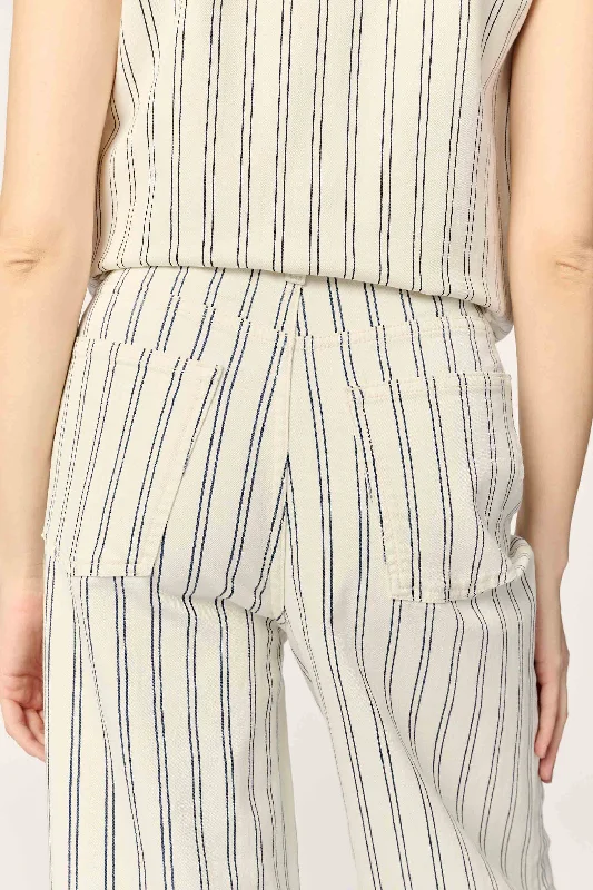 NCE Relaxed Wide Leg - Striped Cloud