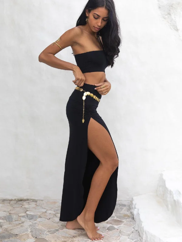 Nefertiti Skirt - Black Onyx