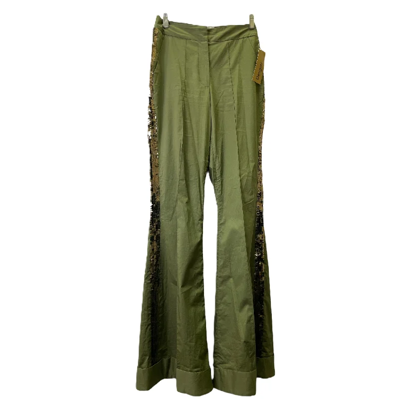 Olive Pants Designer By JOHANNA ORTIZ Size: 4